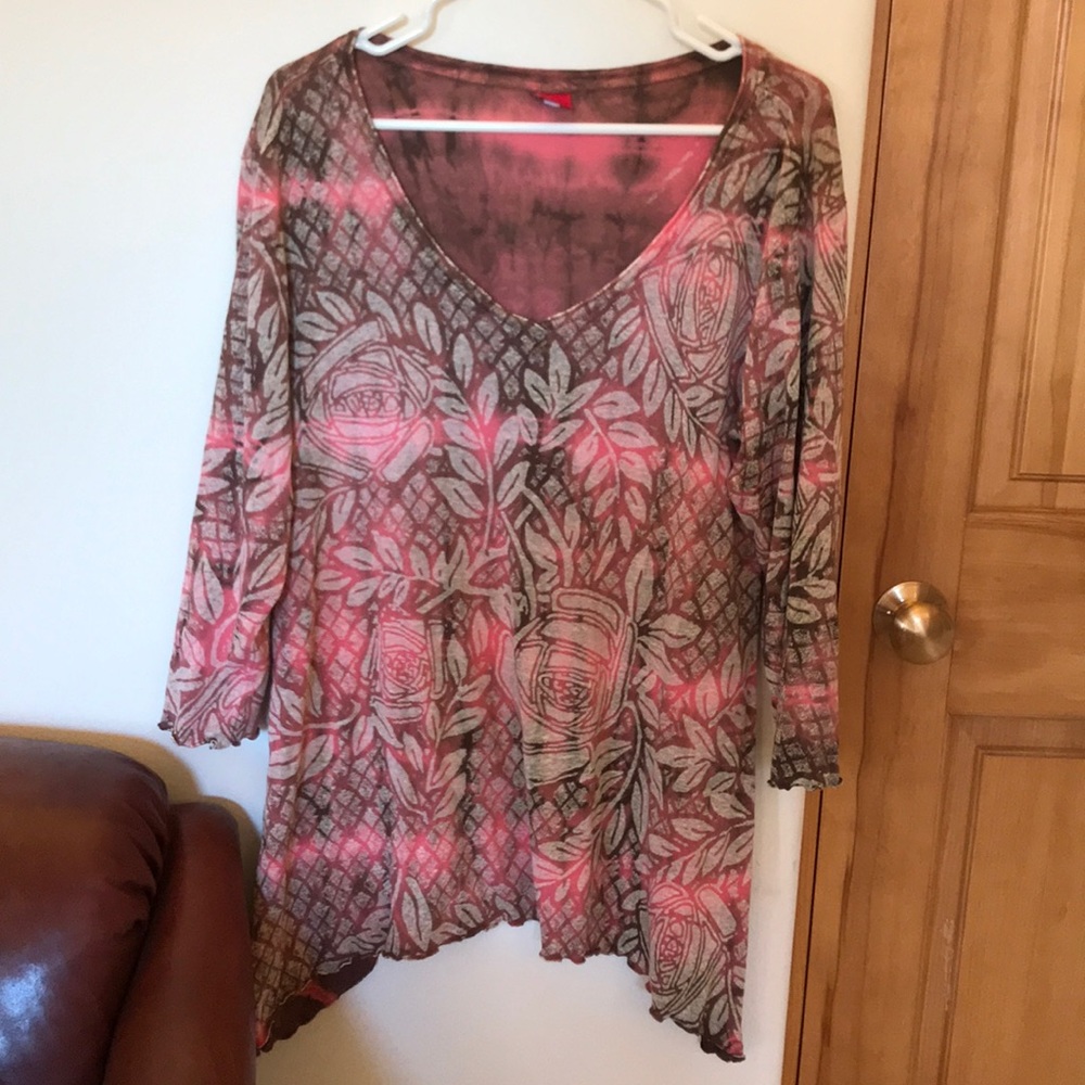 Glima Pink and Brown Tunic